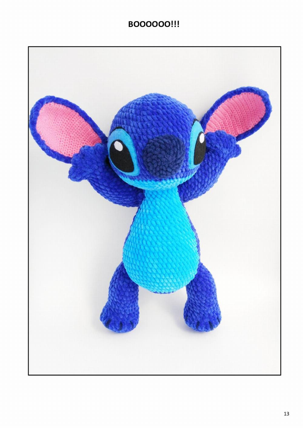 «Plush Stitch» (with two variants of ears) crochet pattern