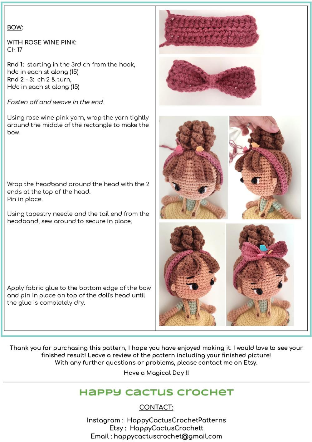 poppy crochet pattern