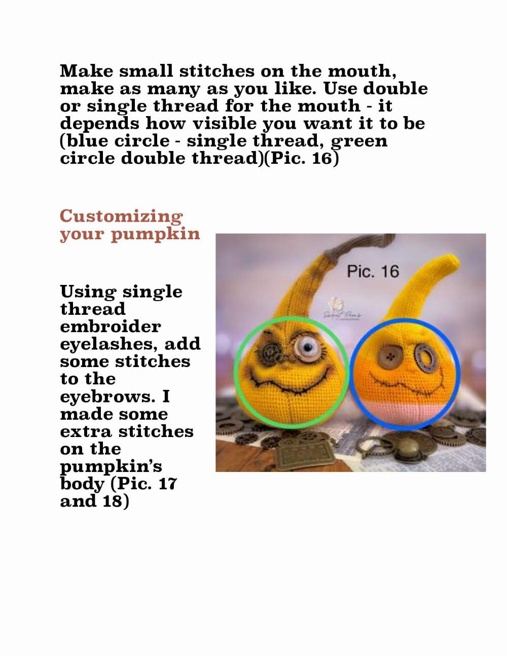 Pumpkin Sweet Pea’s Crochet