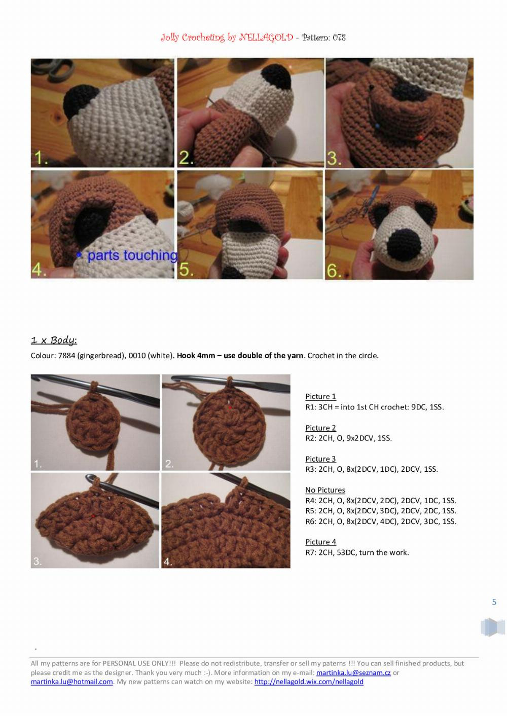 Puppy 2 in 1 crochet pattern