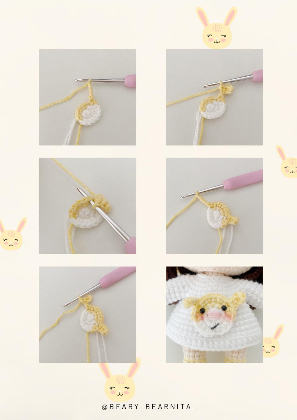 RABBIT DOLL crochet pattern