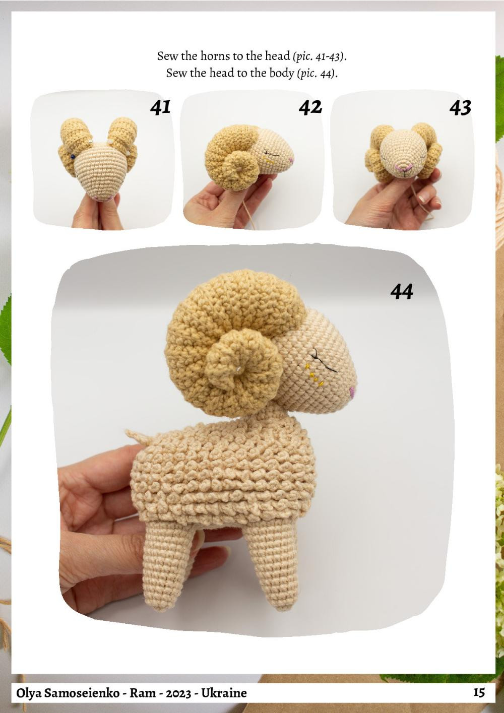 Ram Crochet pattern
