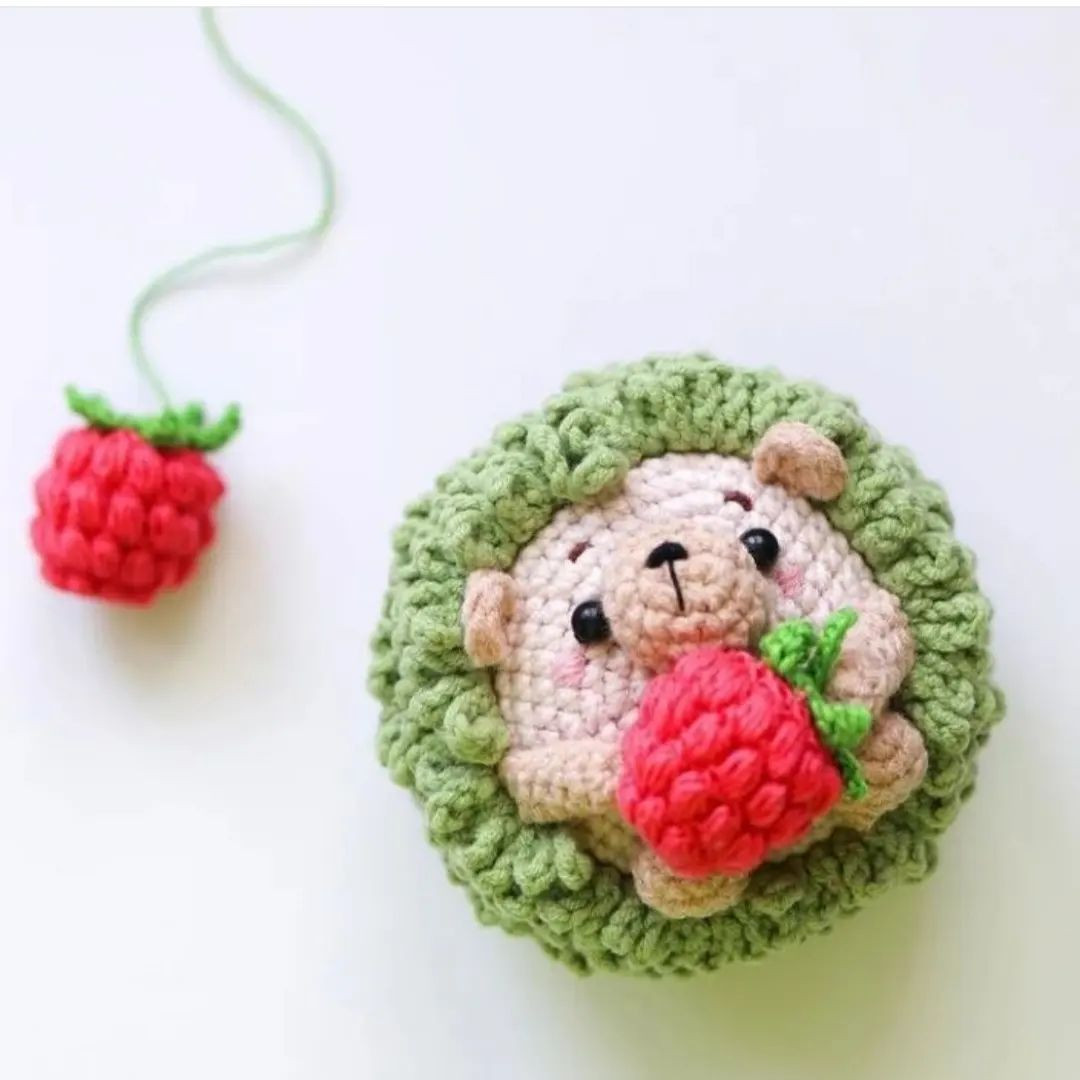 raspberry & mushroom free pattern