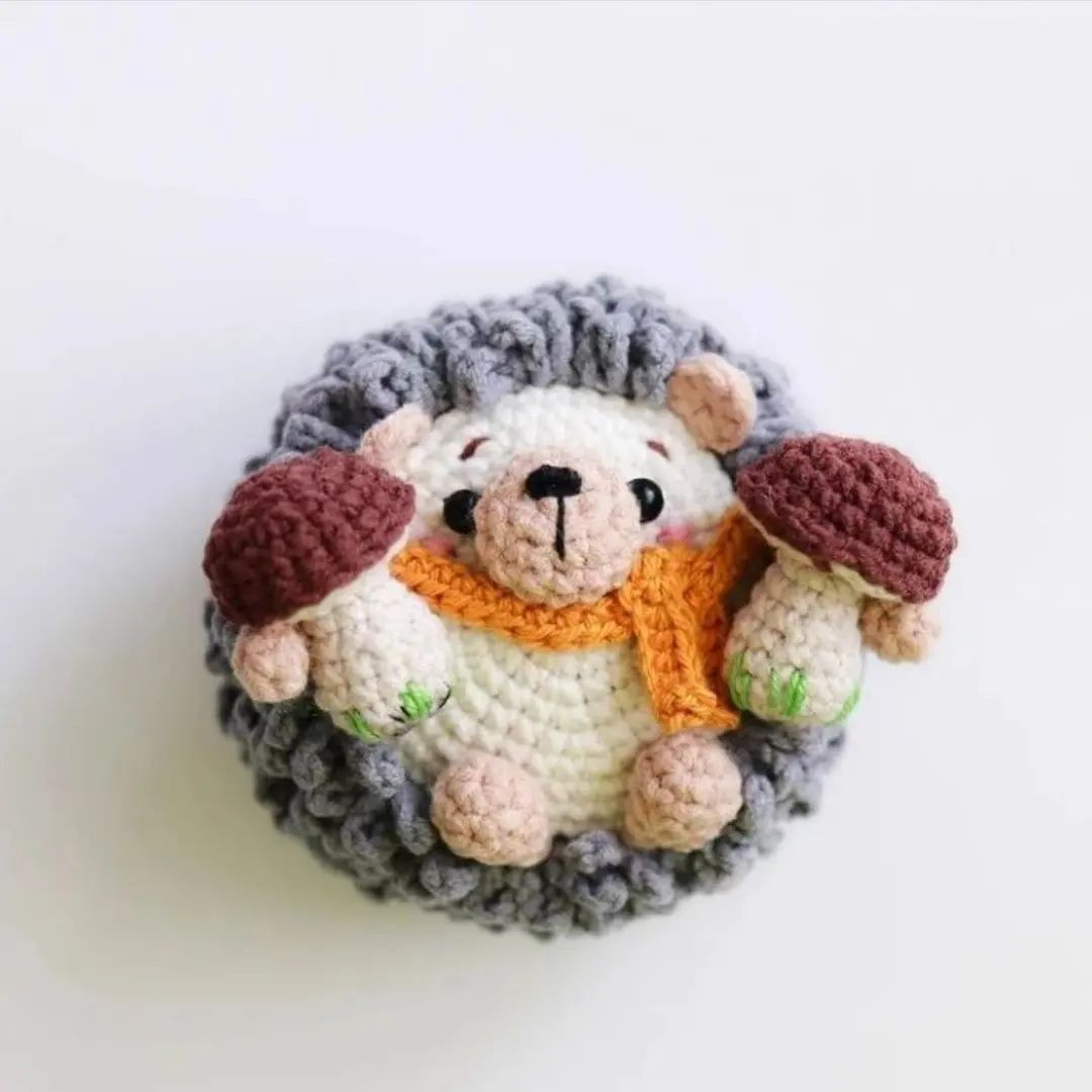 raspberry & mushroom free pattern