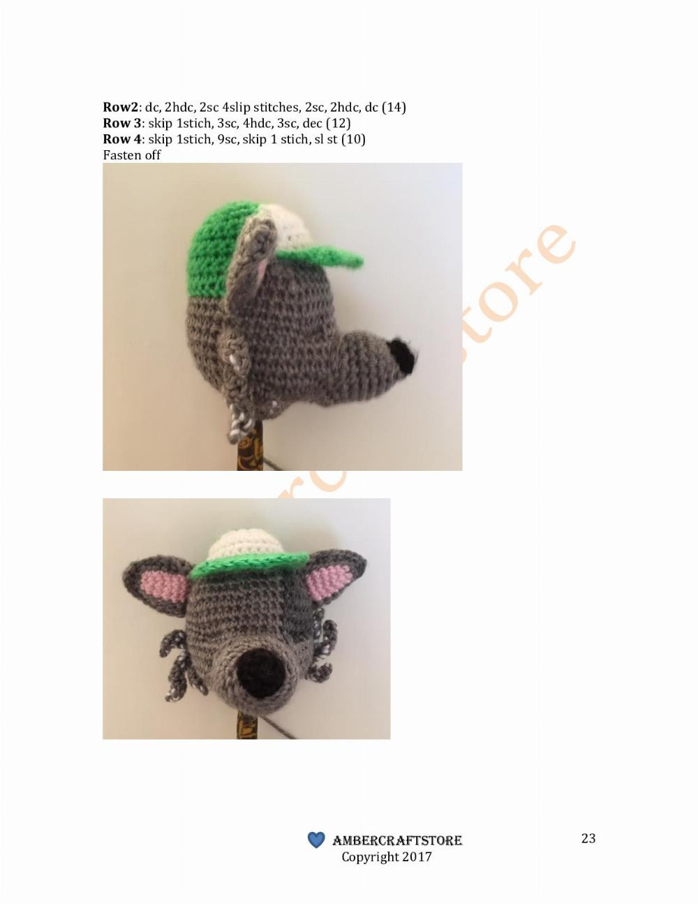 Rocky crochet Pattern