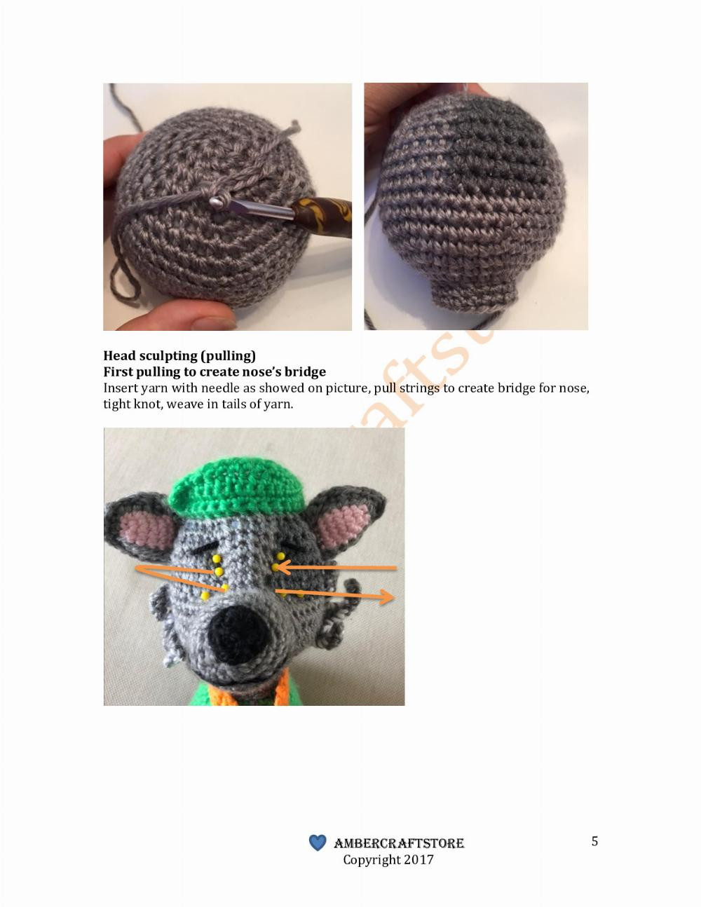 Rocky crochet Pattern