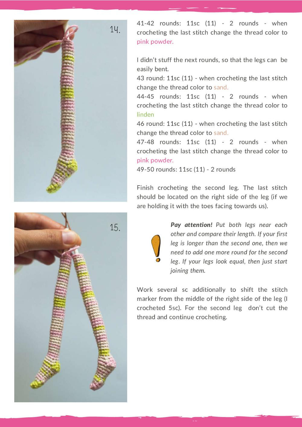 ROSY, THE FLOWER FAIRY Crochet toy pattern