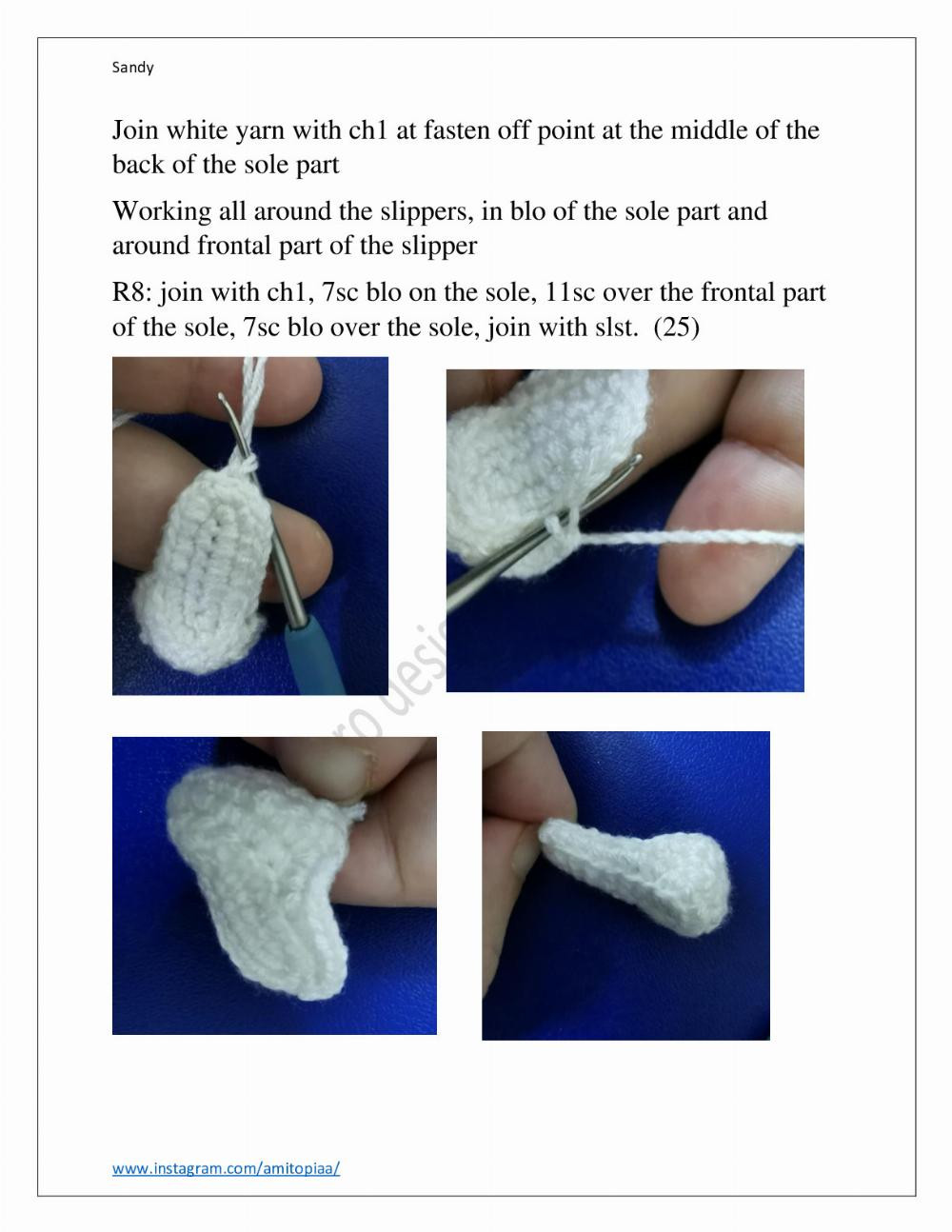 Sandy SANDY crochet pattern