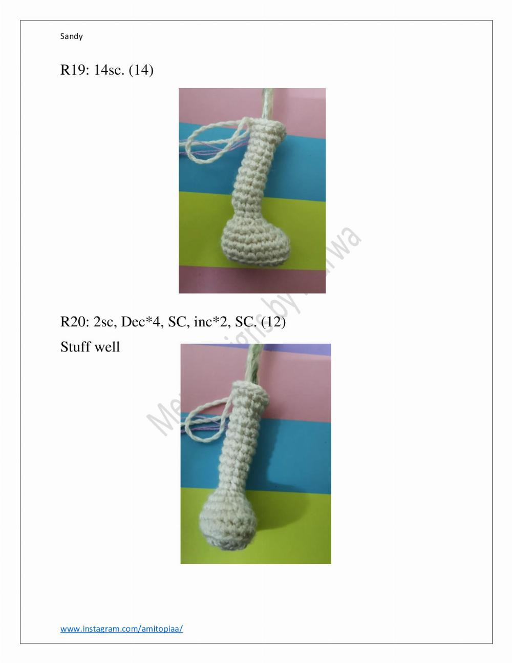 Sandy SANDY crochet pattern