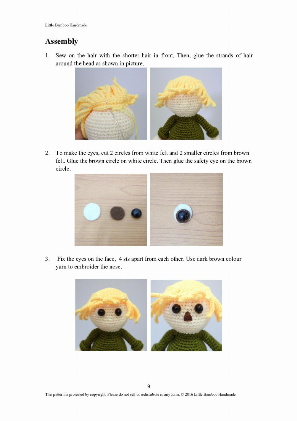 Scarecrow Amigurumi Crochet Pattern