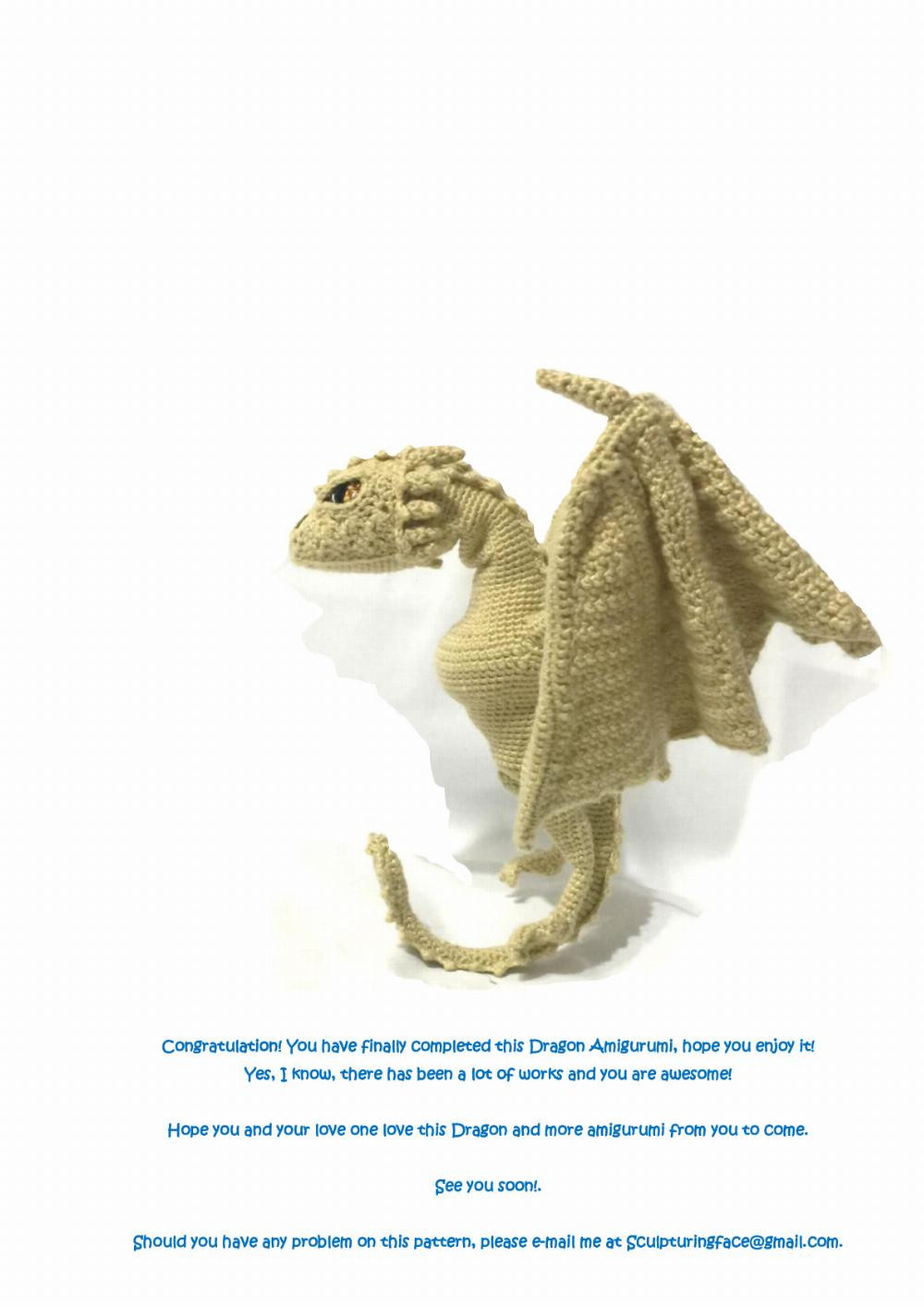 Sculpturingface Amigurumi Design Mythical Creatures 1 Dragons