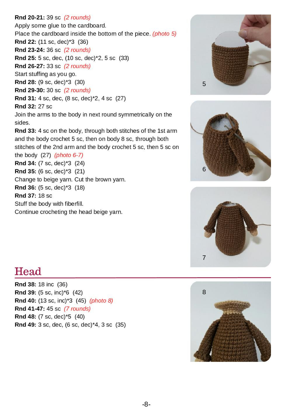 Shepherd, bull and donkey Crochet pattern