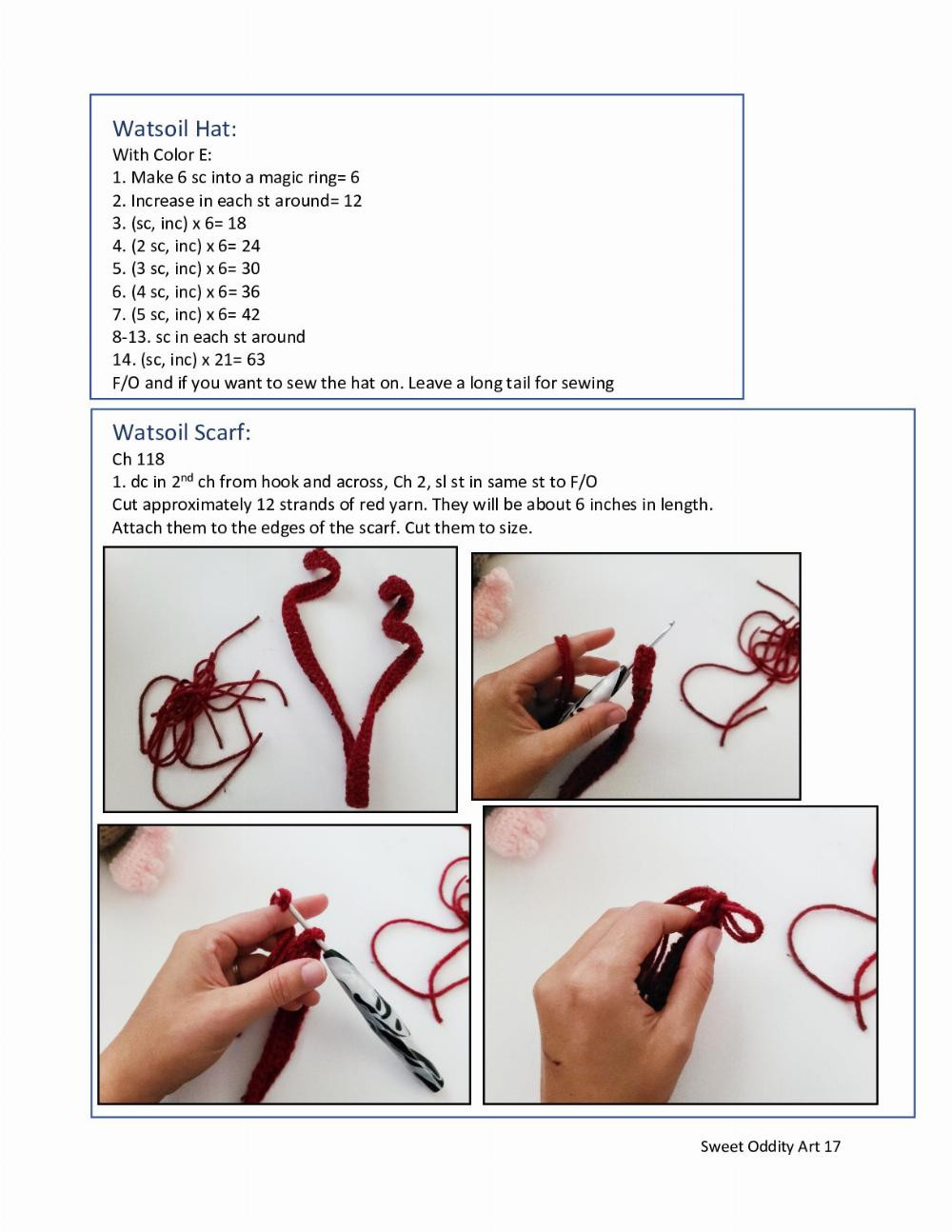 Sherlock Mole and Dr. Watsoil Crochet Pattern