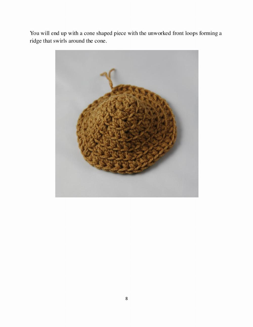 Snail Critter Cape crochet pattern