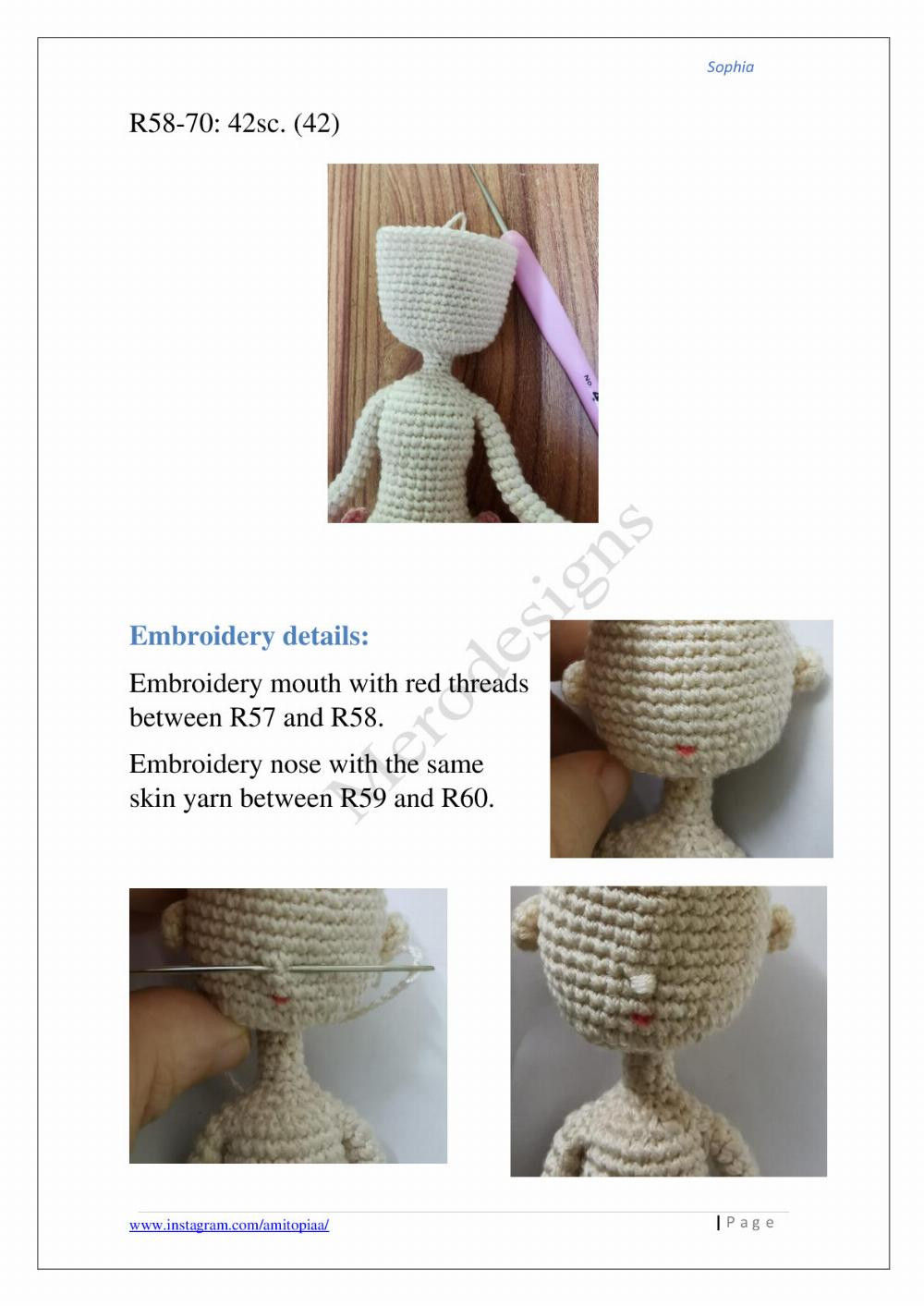 Sophia crochet pattern