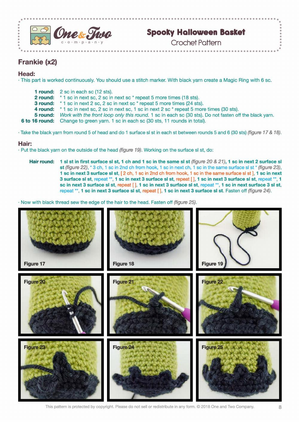 spooky halloween basket crochet pattern