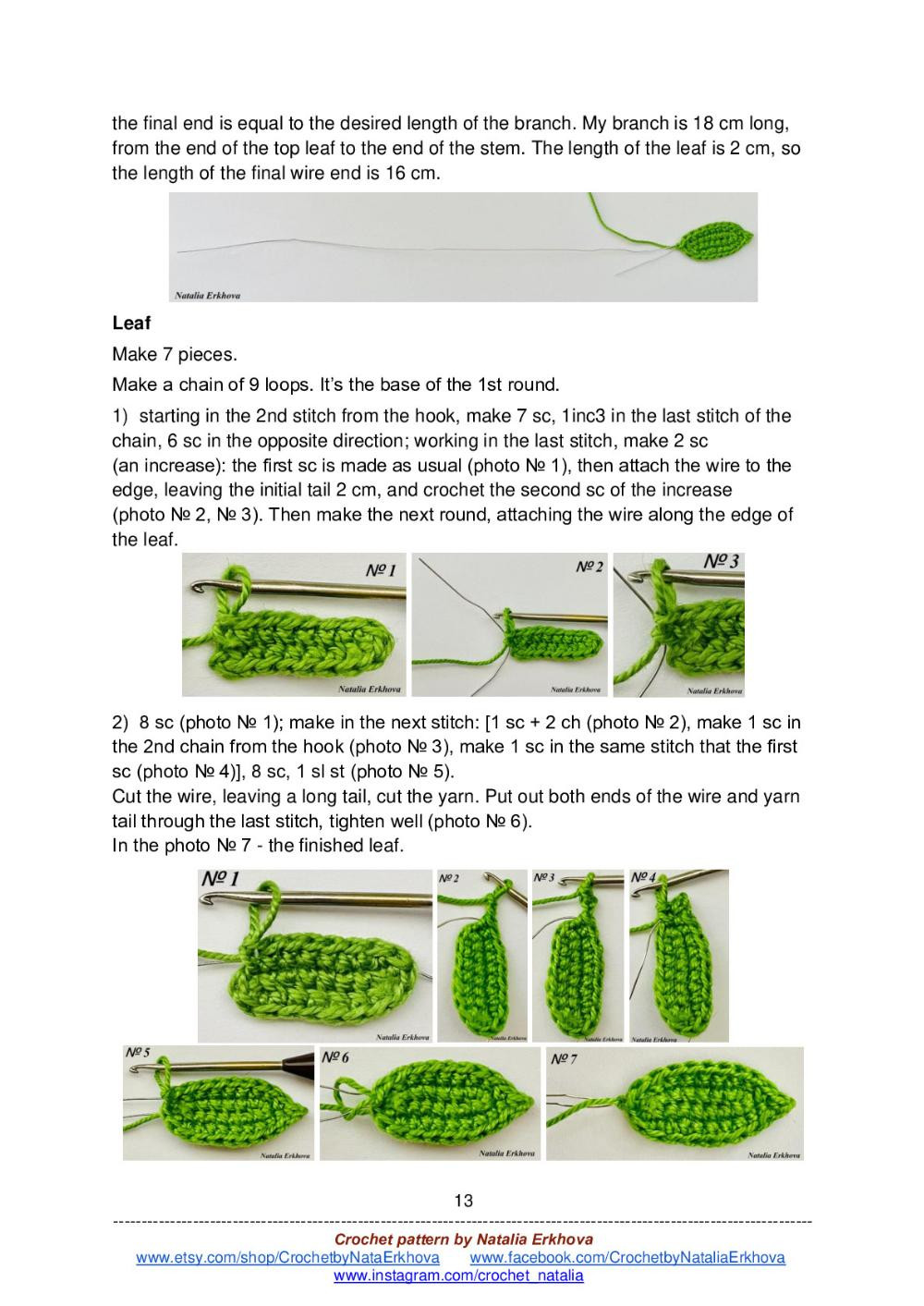 Spring bouquet crochet pattern