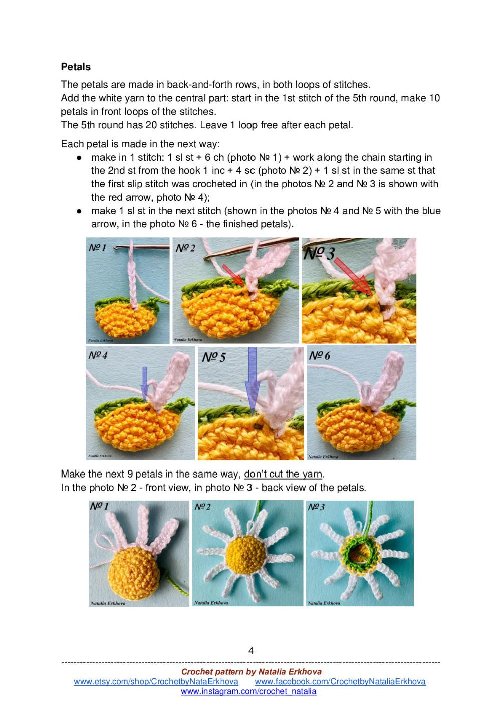 Spring bouquet crochet pattern