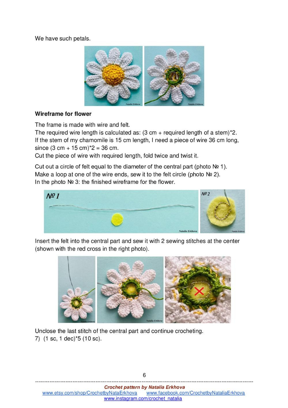 Spring bouquet crochet pattern