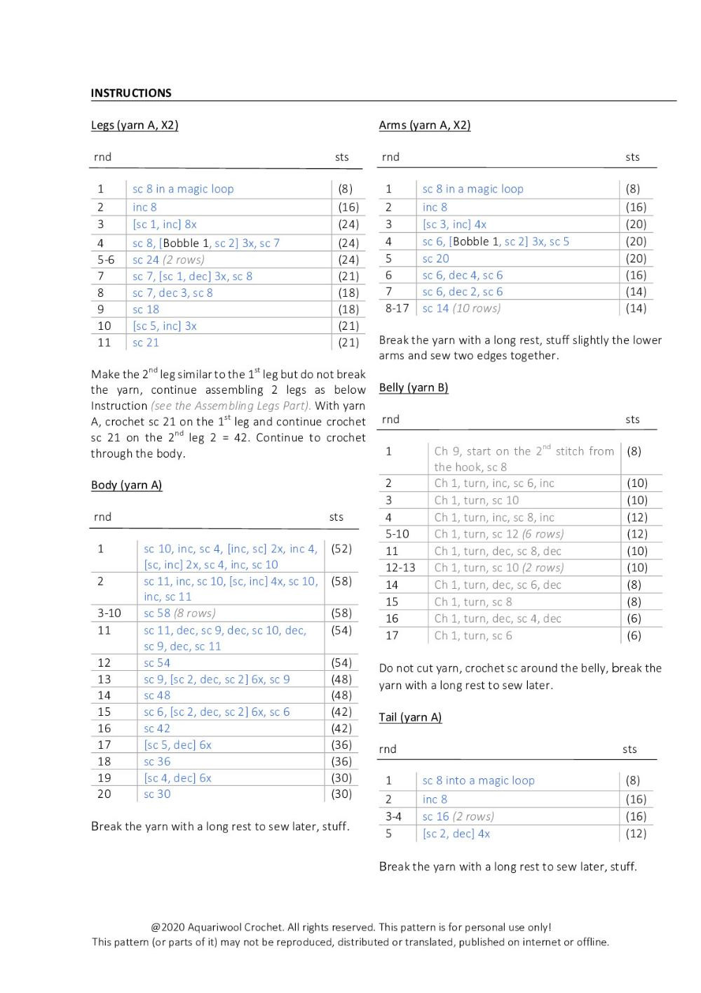 stitch crochet pattern