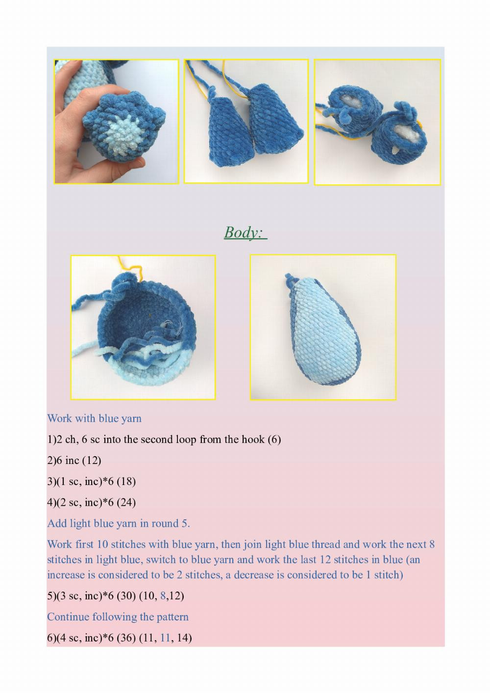 «STITCH» Crochet pattern based on "Lilo and Stitch" Pattern