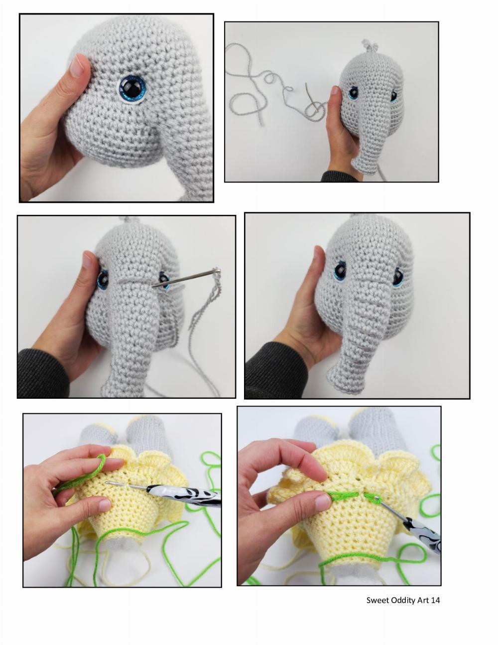 sunny the elephant crochet pattern