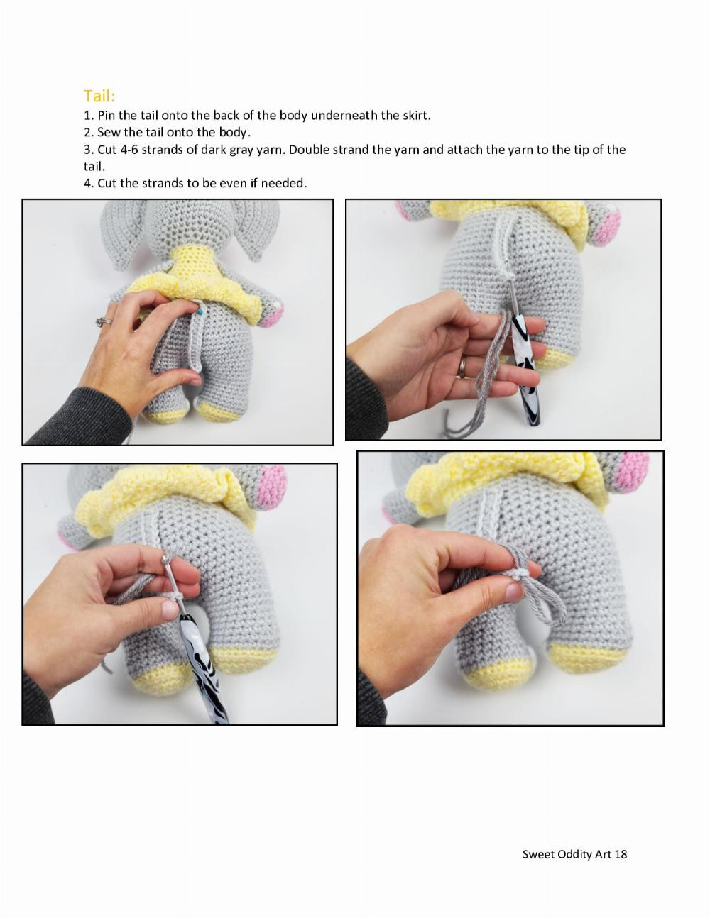sunny the elephant crochet pattern