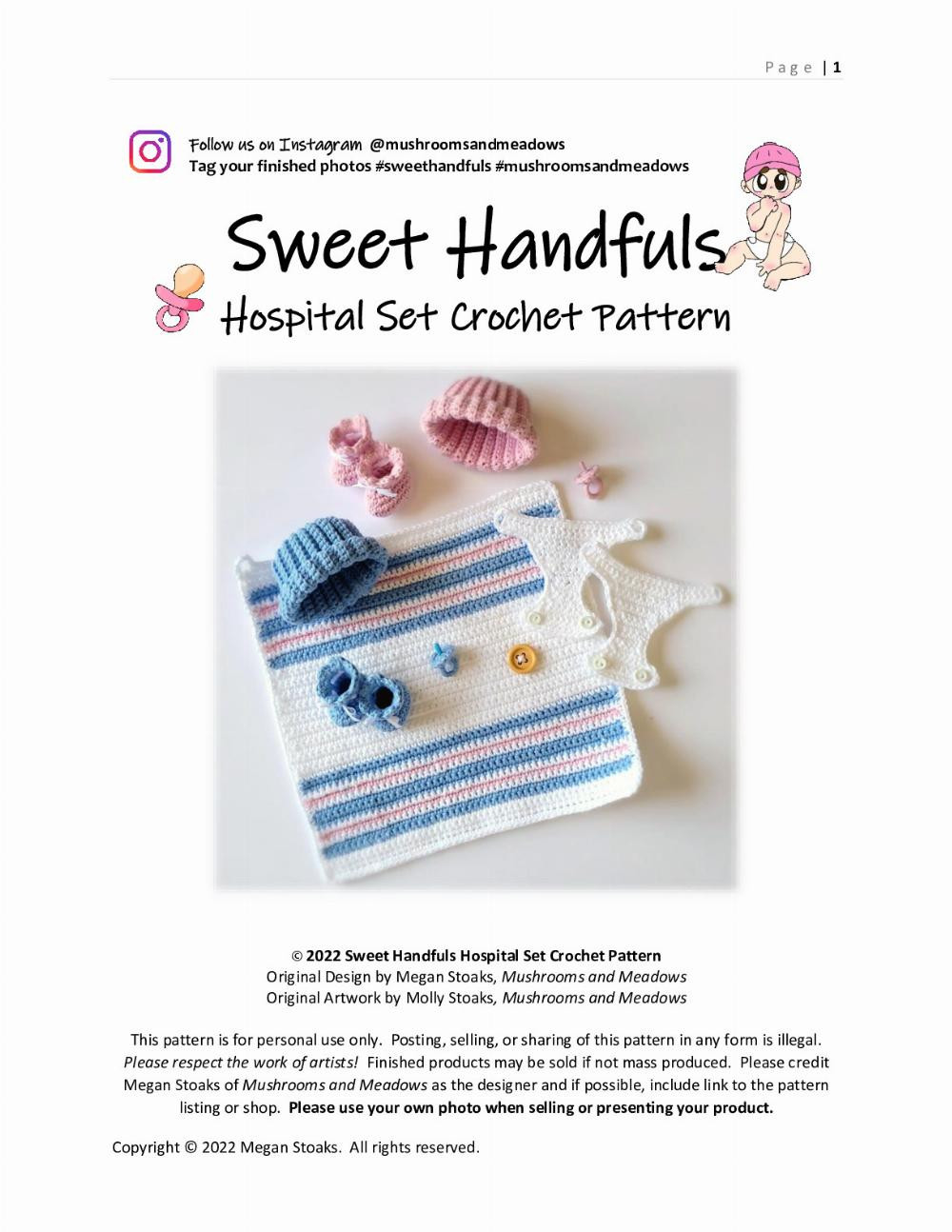 Sweet Handfuls Mini Baby Doll Crochet pattern