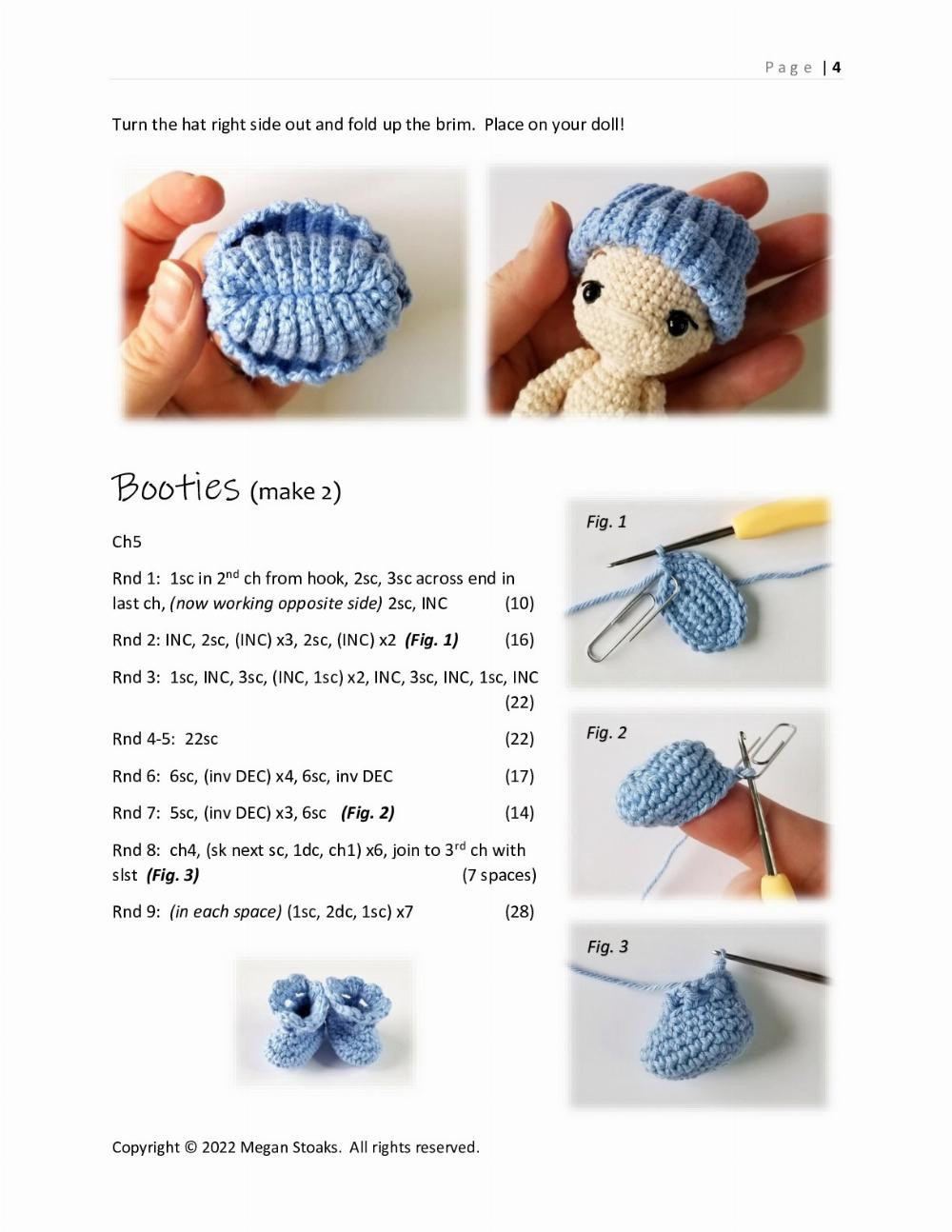 Sweet Handfuls Mini Baby Doll Crochet pattern