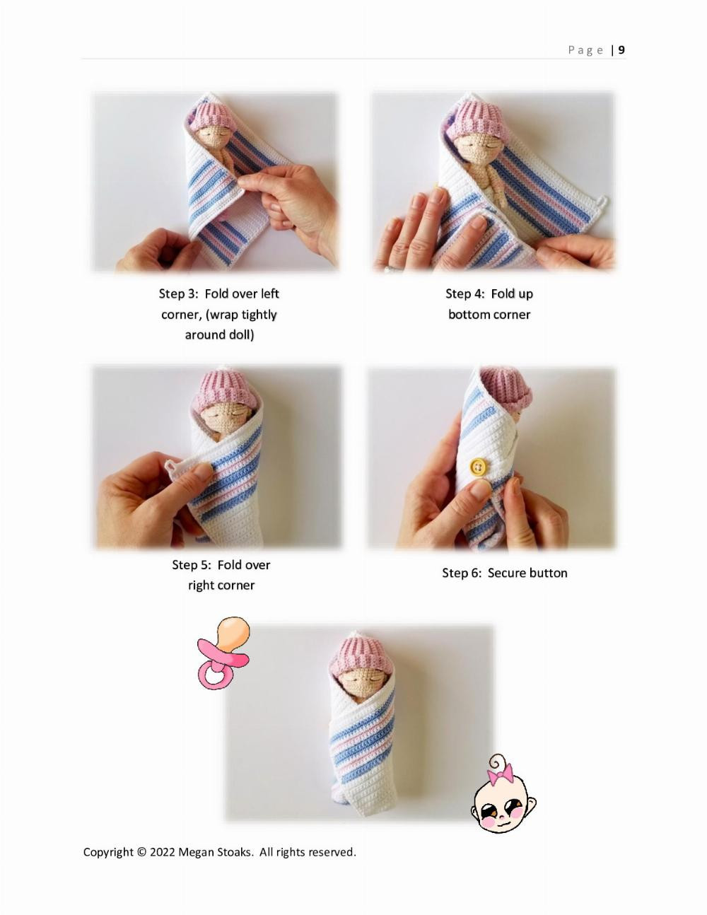 Sweet Handfuls Mini Baby Doll Crochet pattern