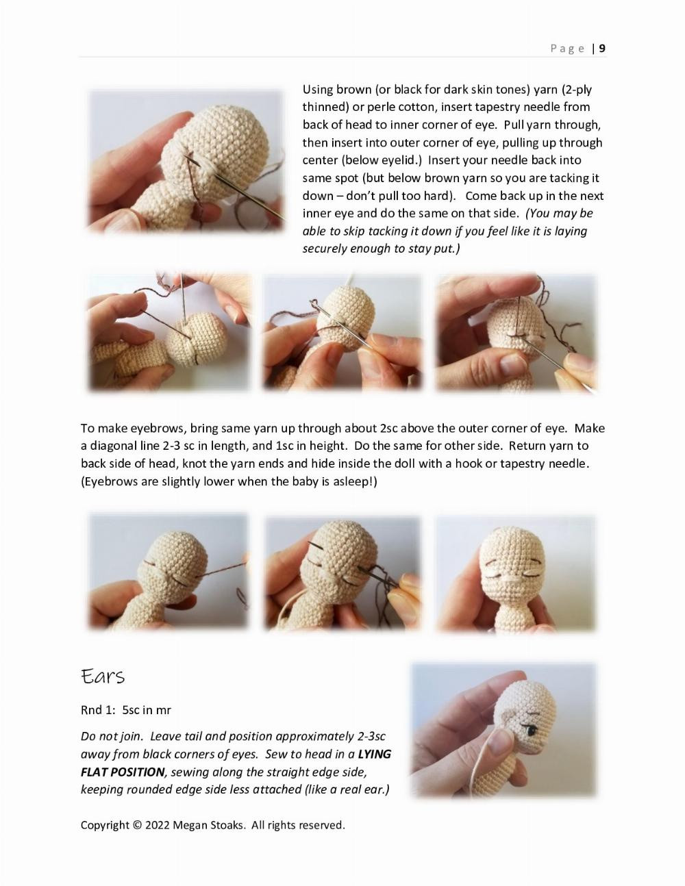 Sweet Handfuls Mini Baby Doll Crochet pattern