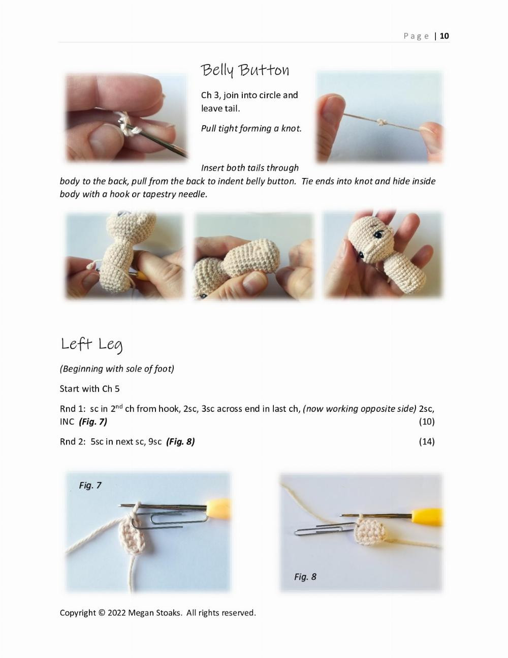 Sweet Handfuls Mini Baby Doll Crochet pattern