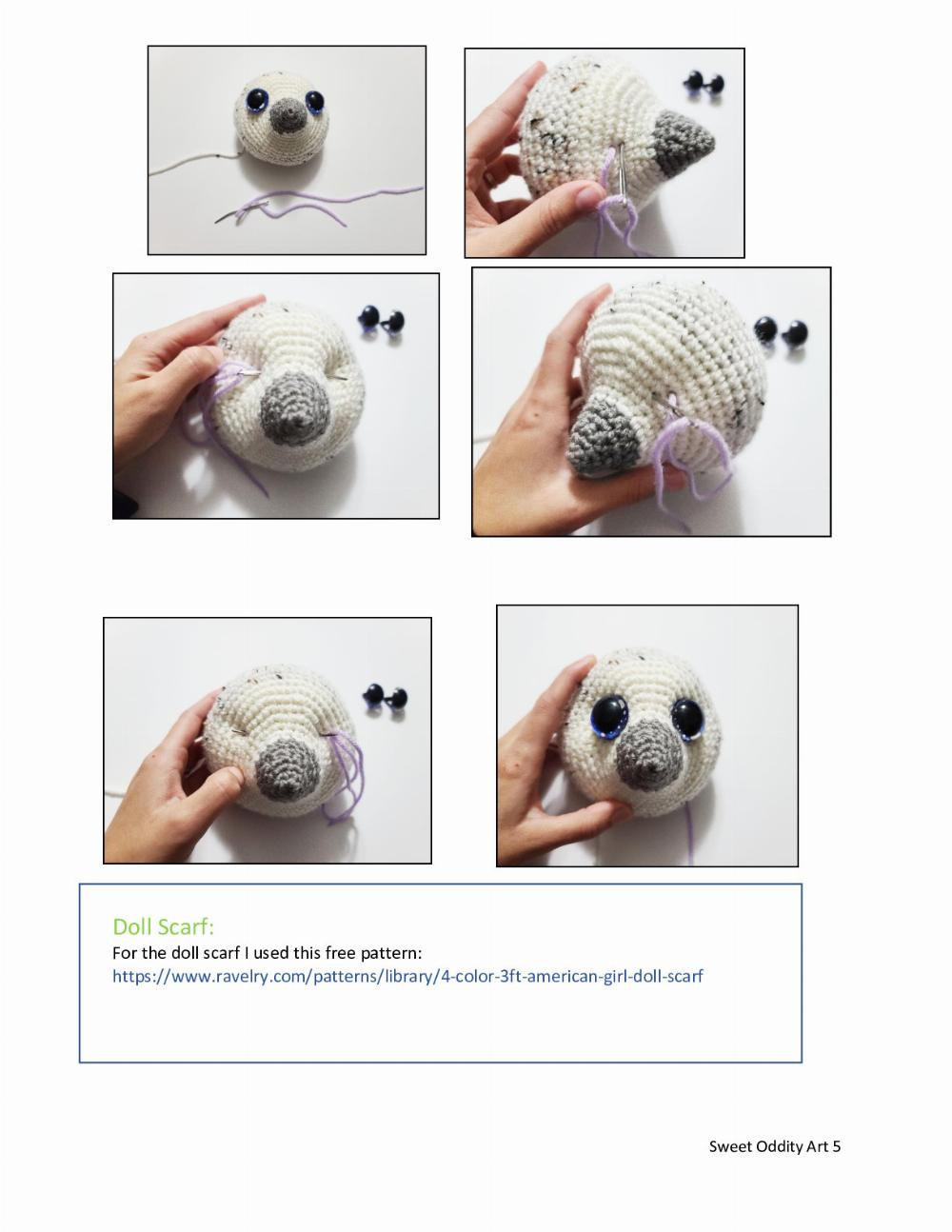 Sweet Oddity Art Owl Crochet Pattern