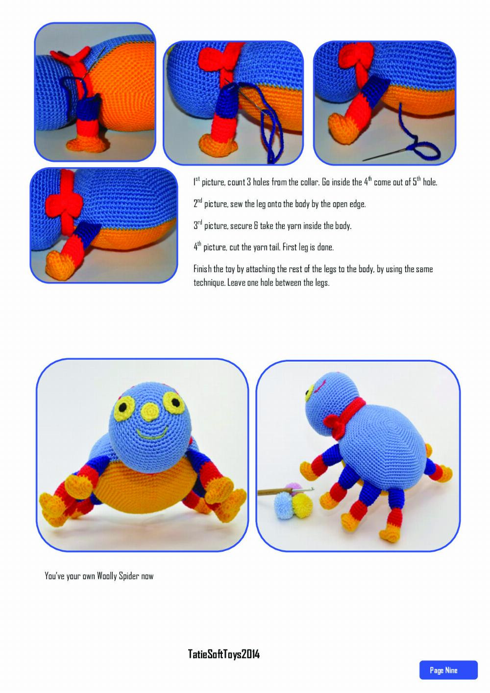 Tatie LOVE OF CROCHET 16 Crochet Toy Patterns Soft Toys