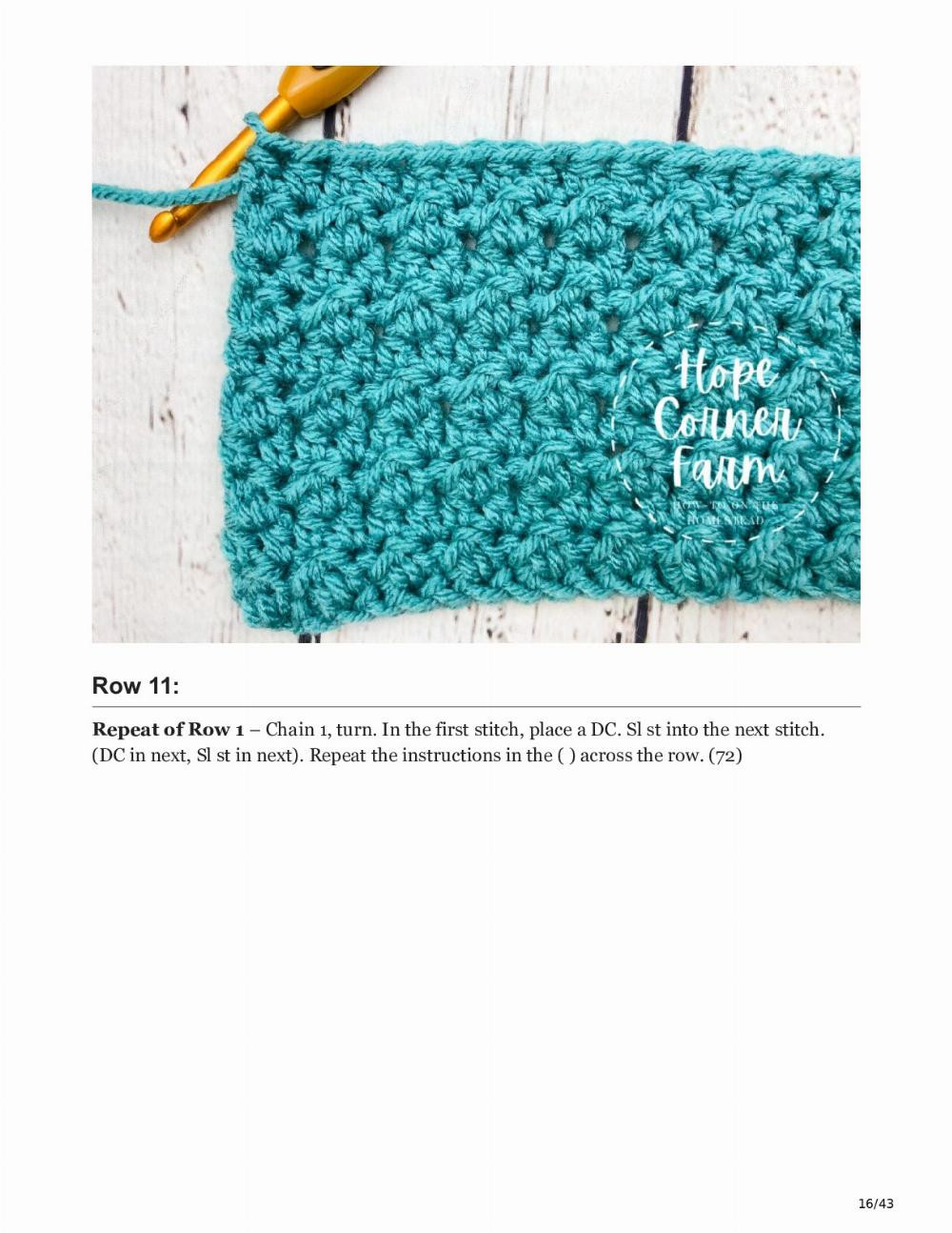 Textured Twist Crochet Headband Free Pattern