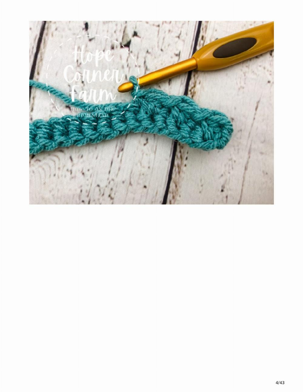 Textured Twist Crochet Headband Free Pattern
