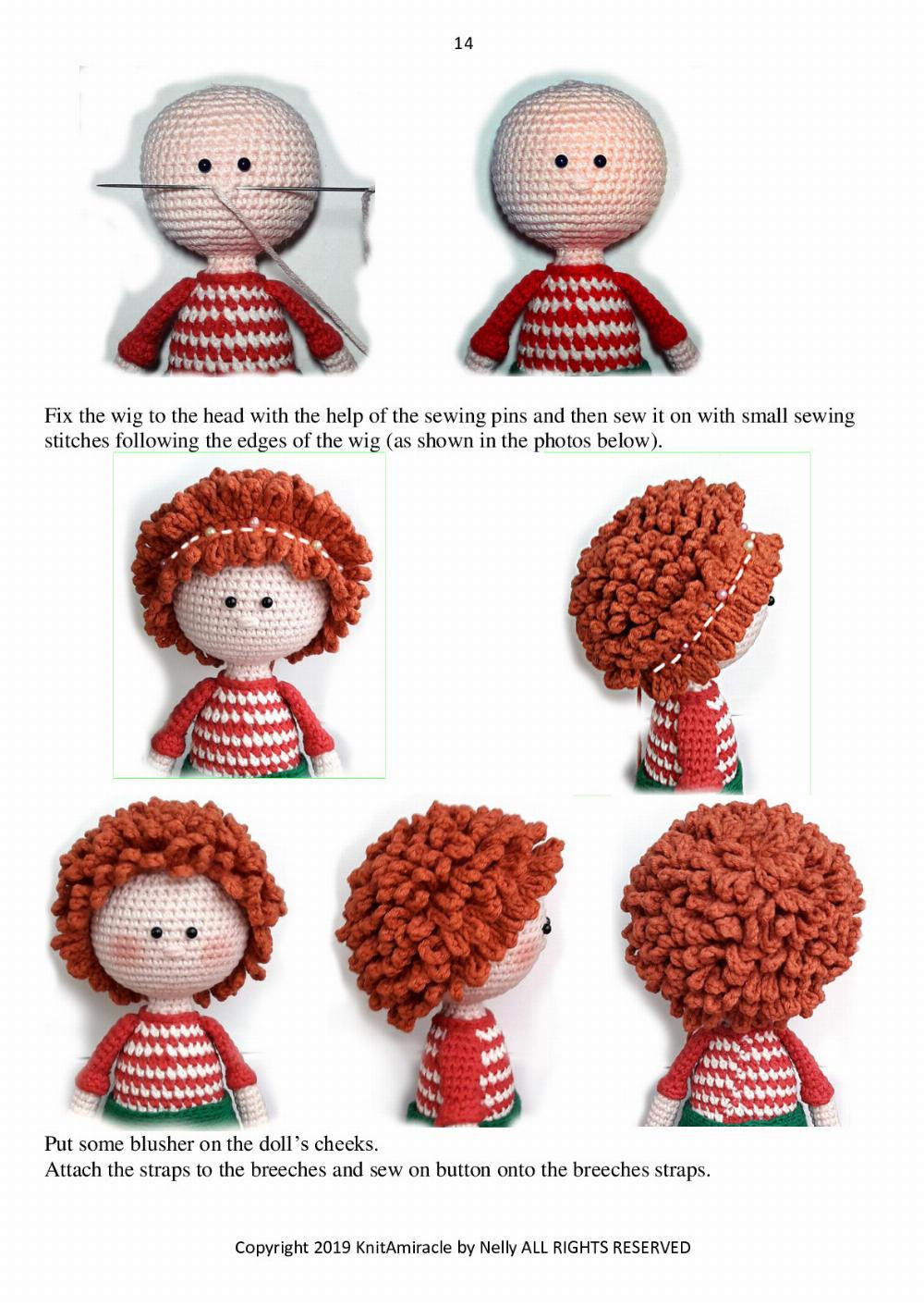 the Christmas Elf crochet pattern