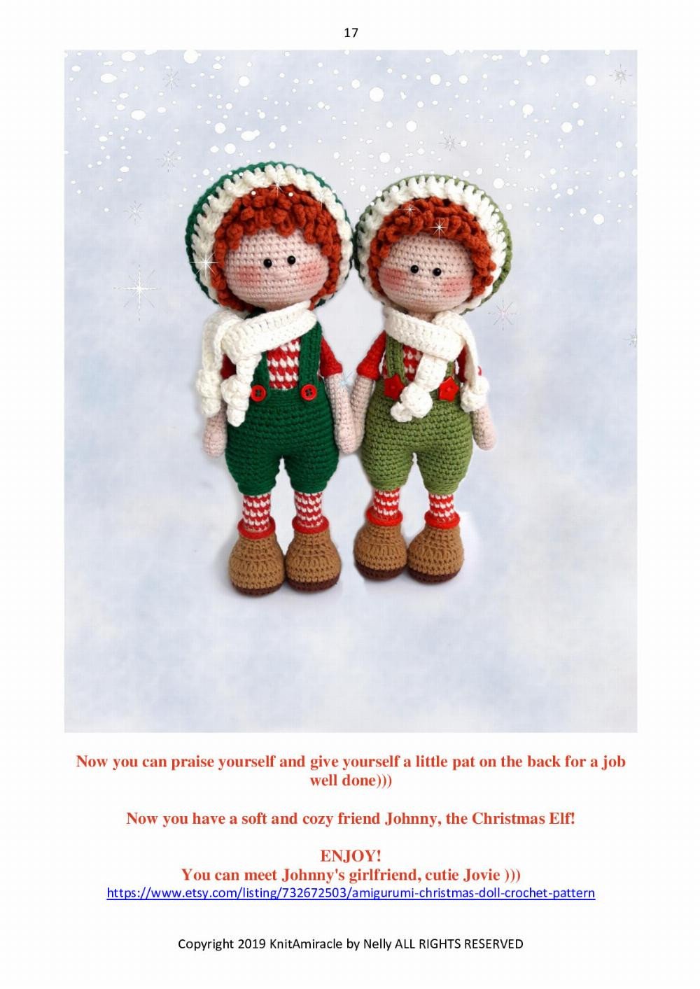 the Christmas Elf crochet pattern