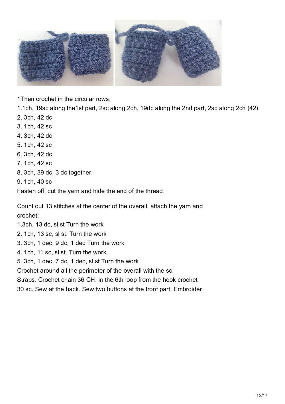 THE DOLLS CROCHET PATTERN