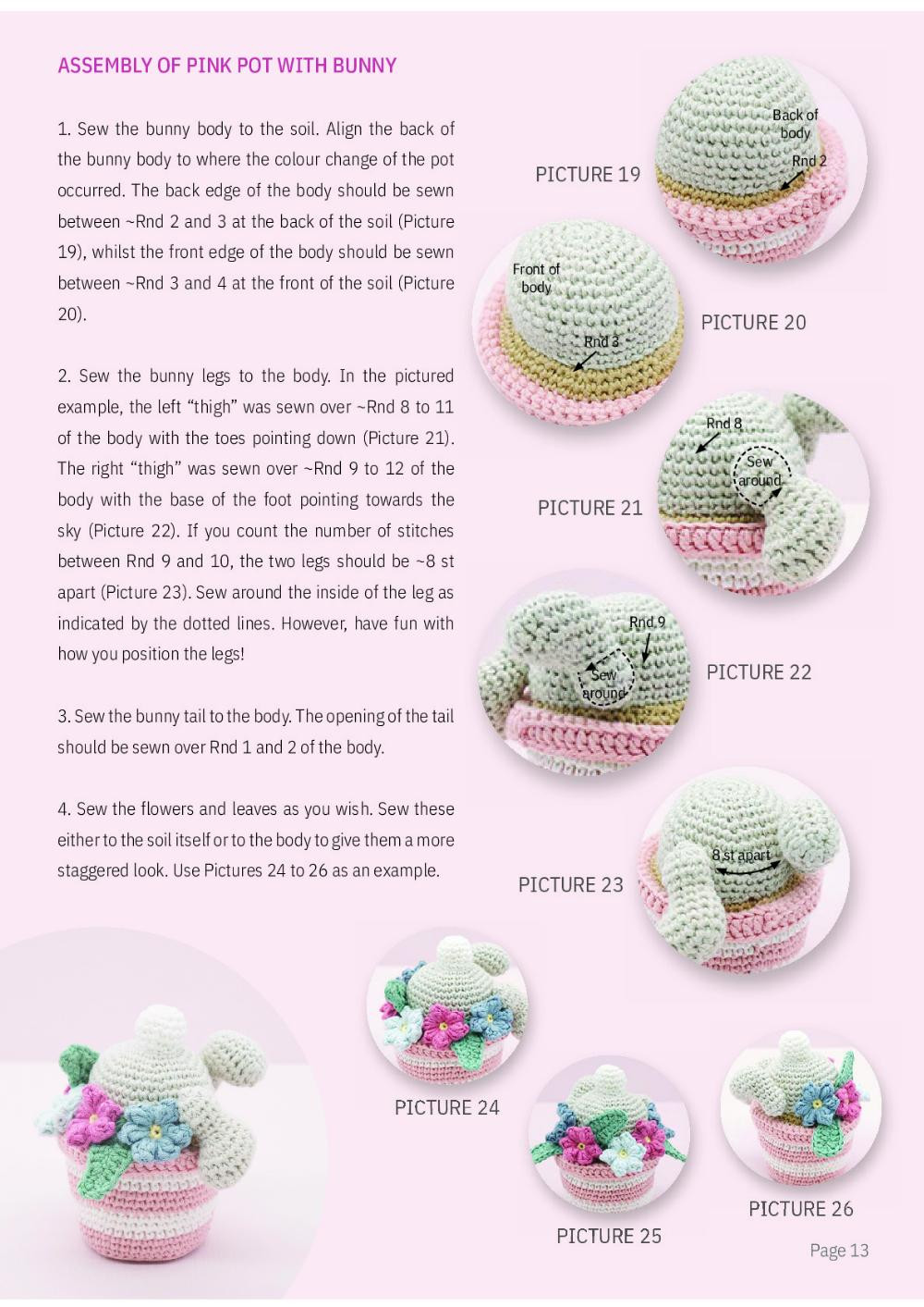 the pots crochet pattern