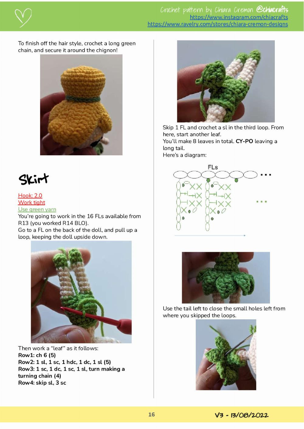 Tinkerbell Crochet Pattern