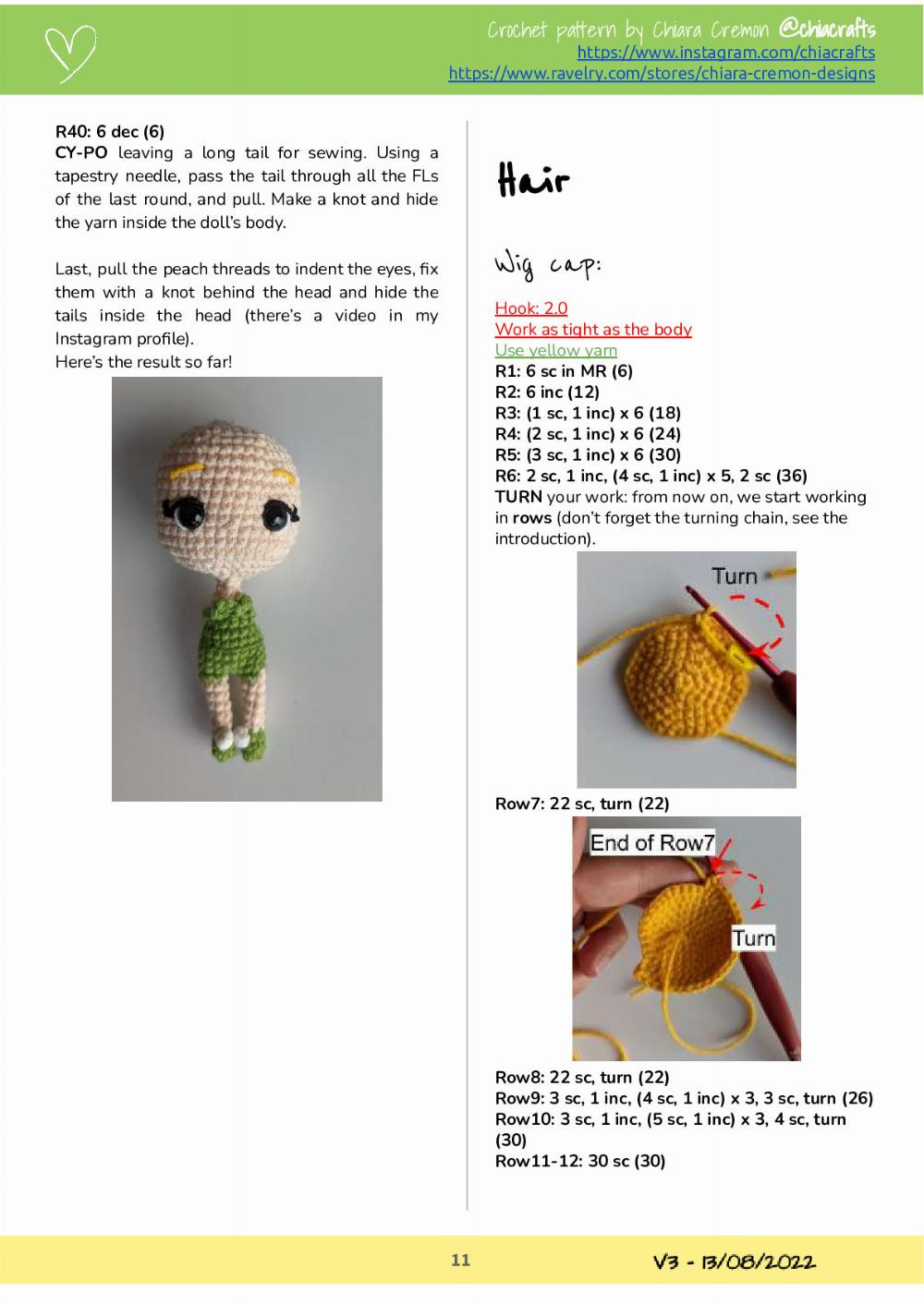 Tinkerbell Crochet Pattern