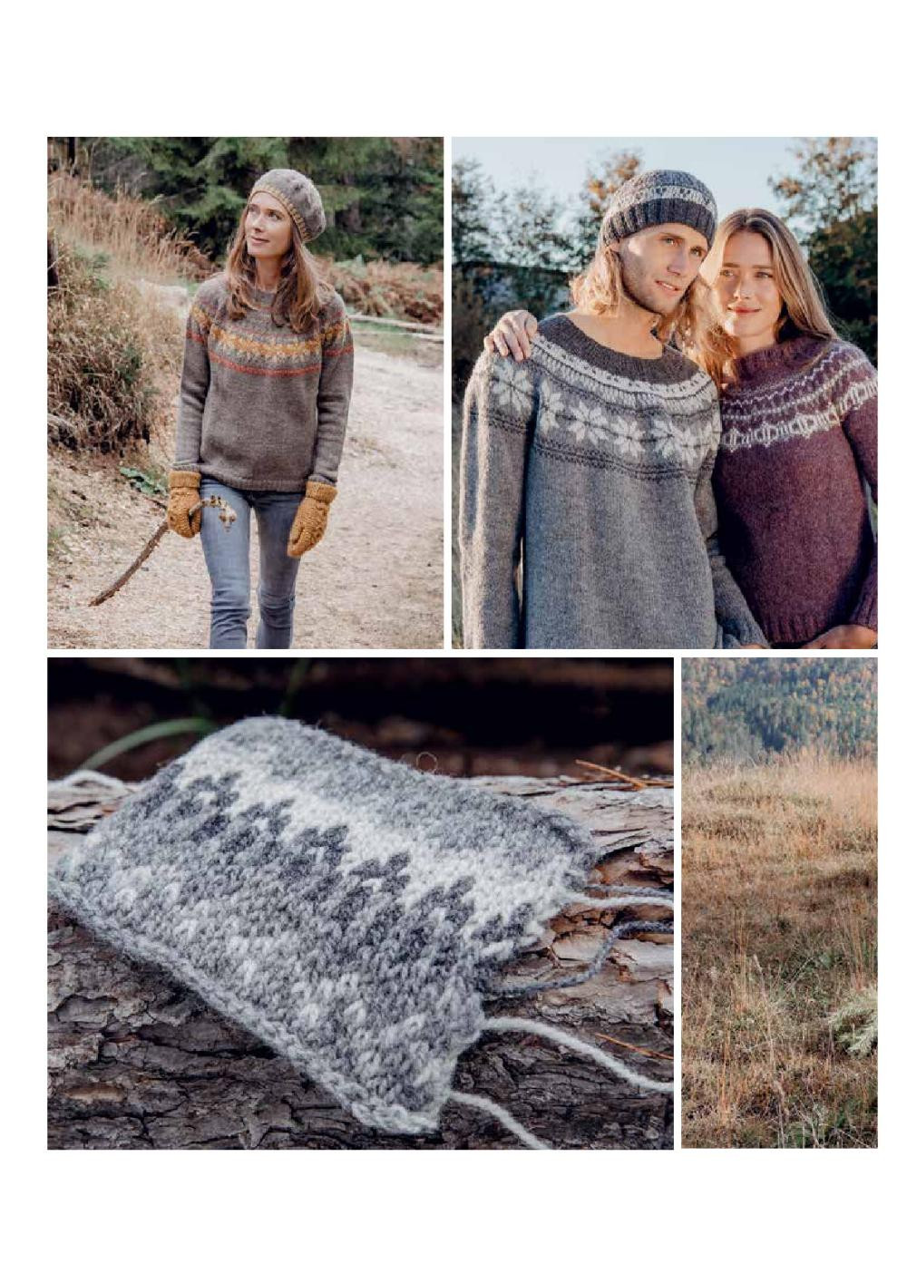 TOP-DOWN COLORWORK KNIT Sweaters and Accessories