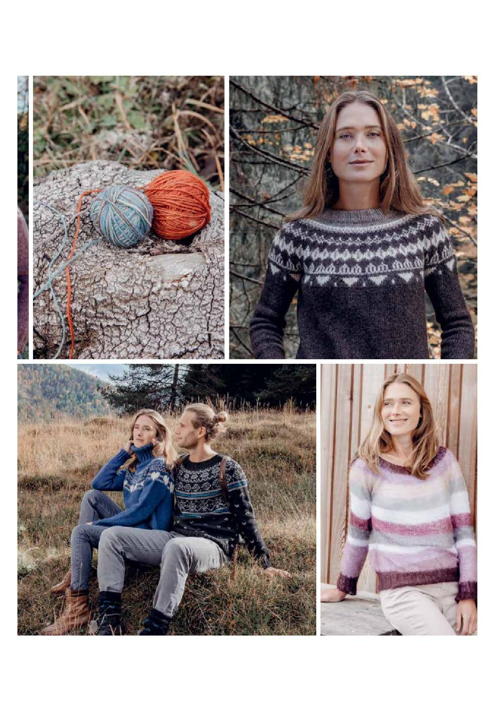 TOP-DOWN COLORWORK KNIT Sweaters and Accessories