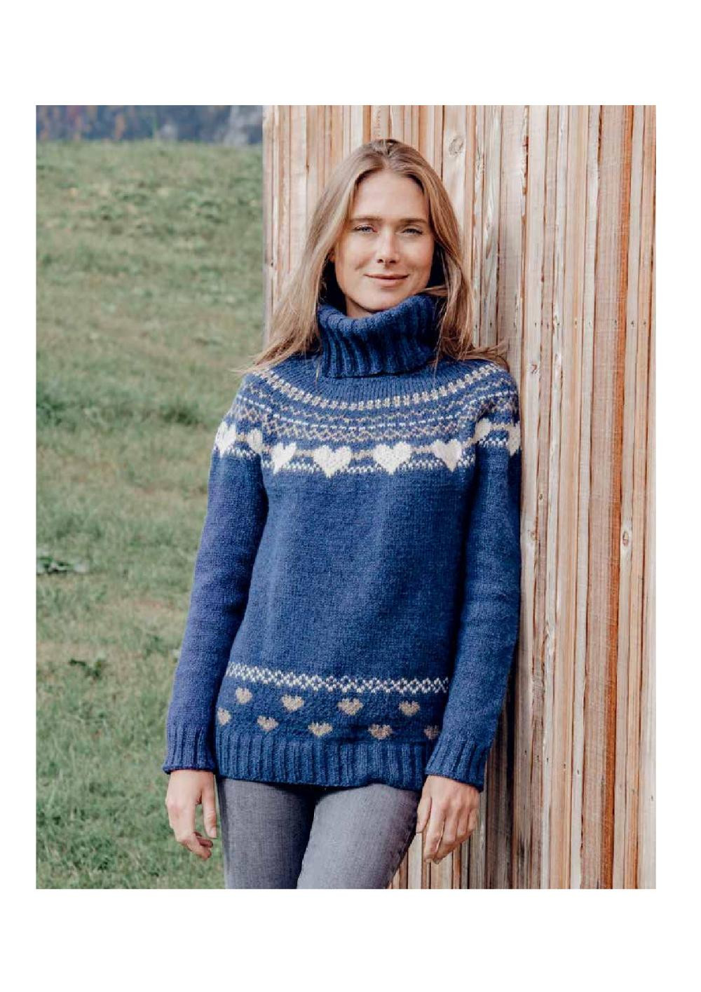 TOP-DOWN COLORWORK KNIT Sweaters and Accessories