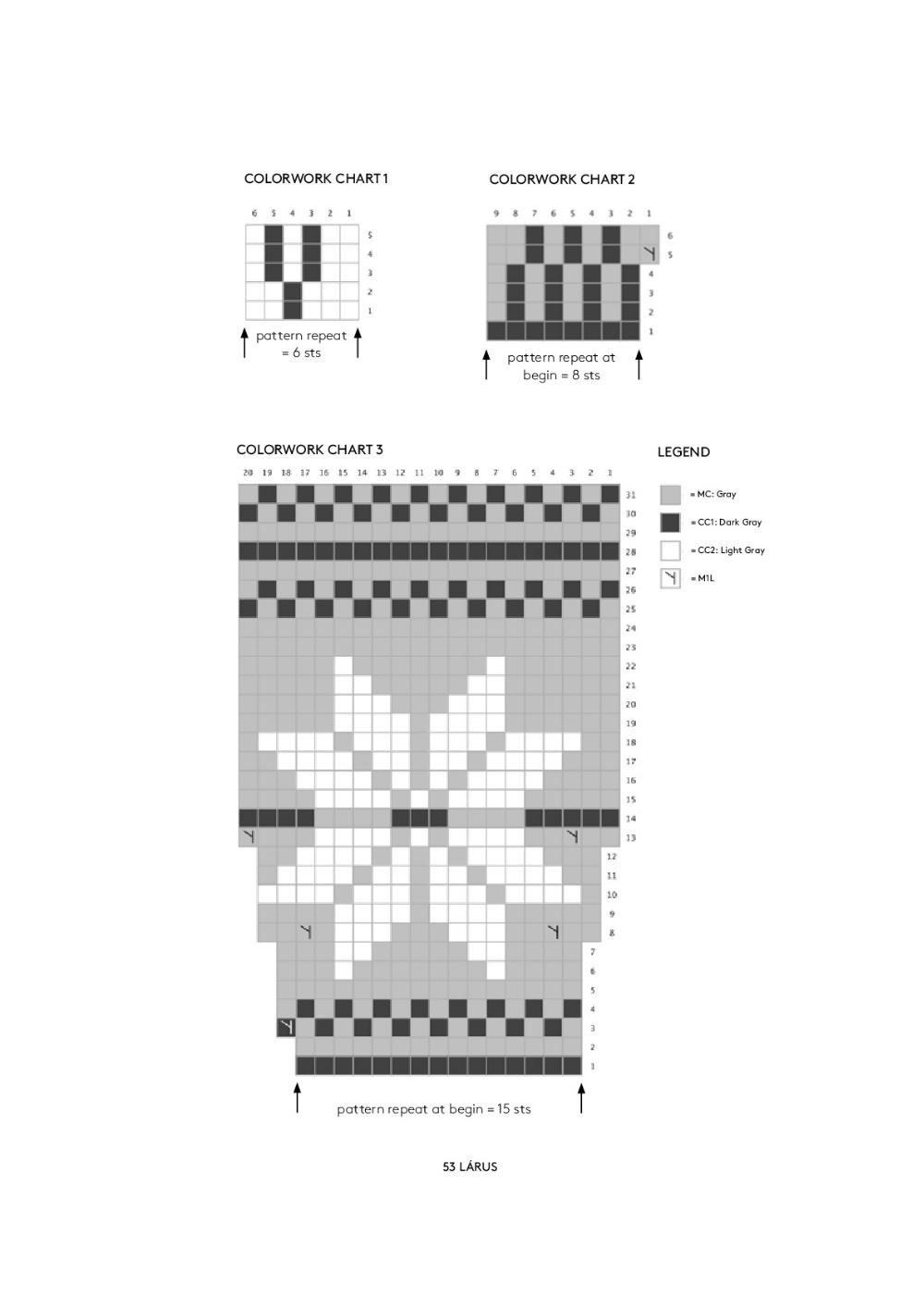 TOP-DOWN COLORWORK KNIT Sweaters and Accessories