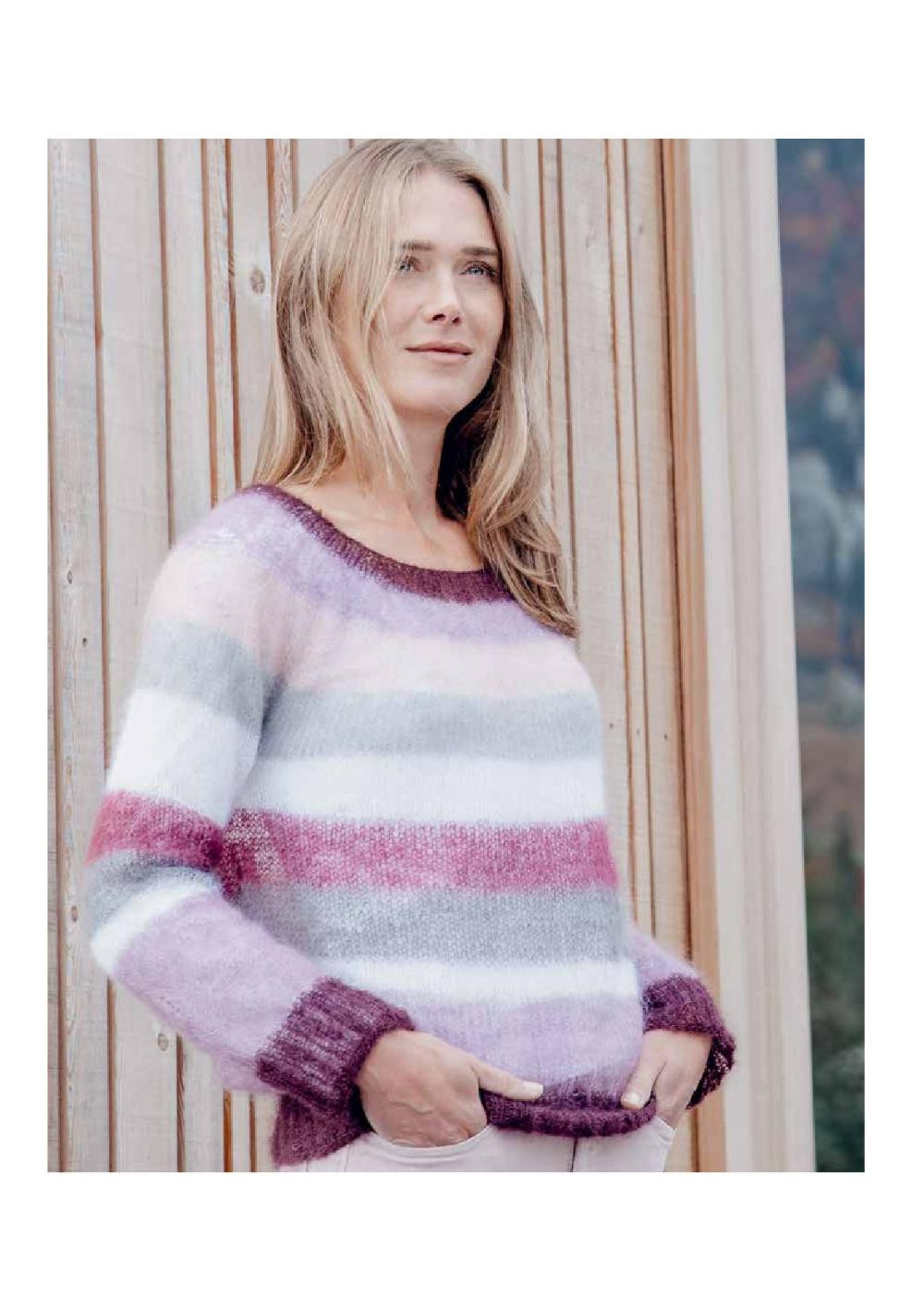 TOP-DOWN COLORWORK KNIT Sweaters and Accessories