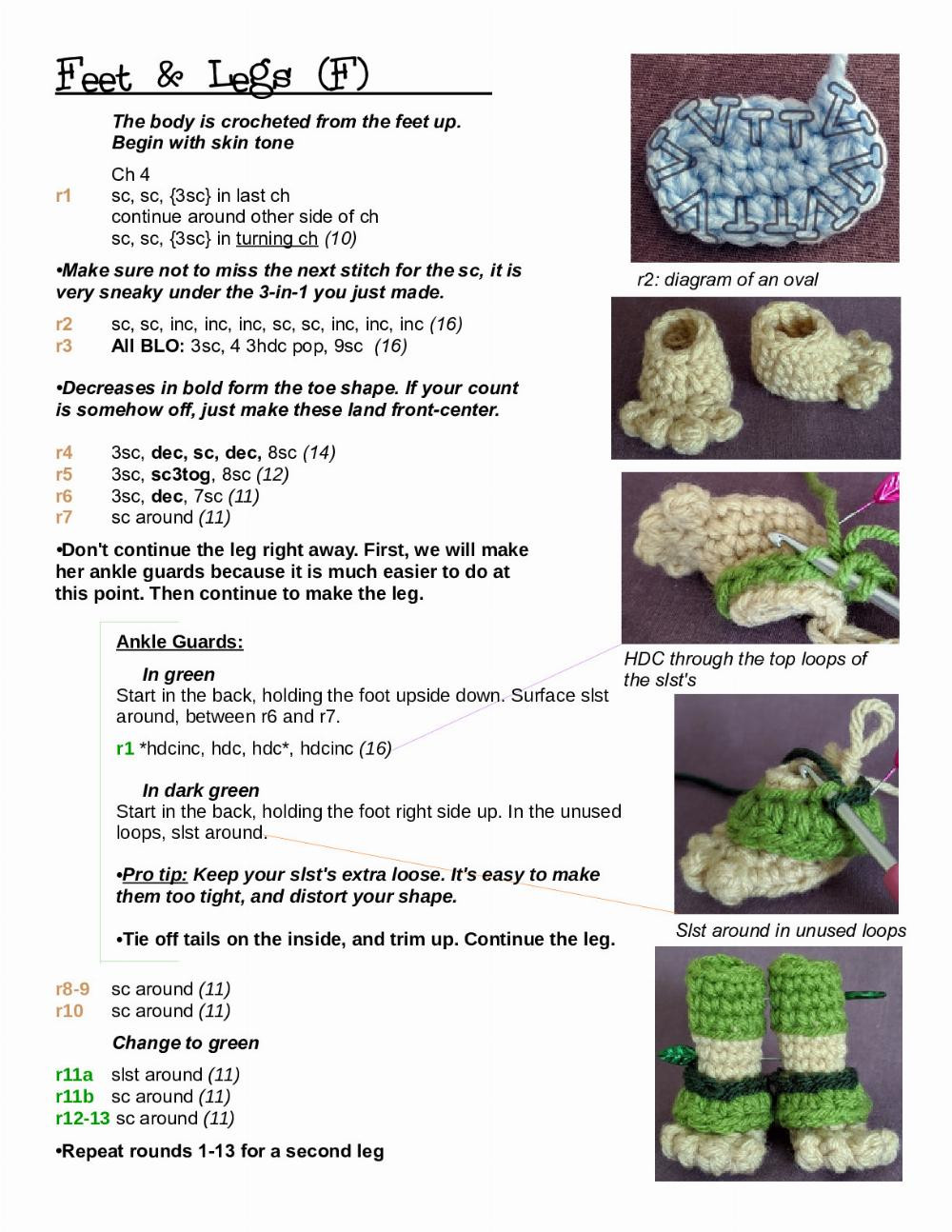 Toph Amigurumi pattern