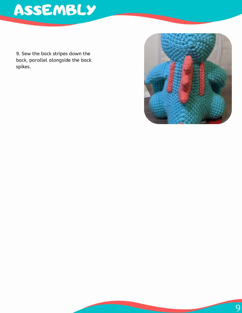 TOTODILE AMIGURUMI PATTERN