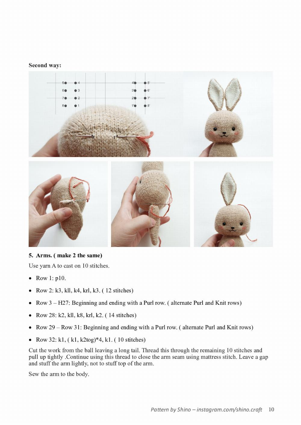 tun the rabbit crochet pattern